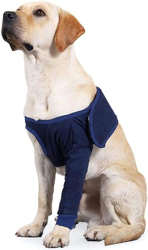 LoKori Hunde Erholungsanzug, Vorderbein Ärmel für Hunde, Ellenbogenbandage Protector, für Schützt Wunden und Hilft bei Gelenkentzündung und Arthritis, Chirurgischer Genesung (XXS)