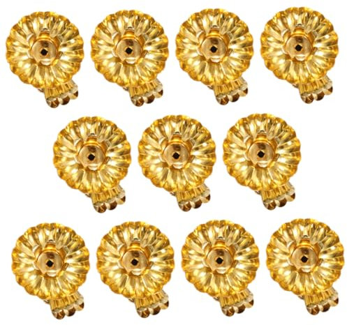 Yardenfun Weihnachtskerzenhalter Aus Metall 15 Stück Clip-kerzenständer-Clips Finish Für Baumschmuck Partygeschenke