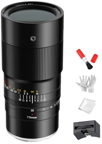 TTartisan 100 mm F2.8 Macro 2 X obiettivo a pieno formato con messa a fuoco manuale, compatibile con fotocamera Nikon Z-Mount Zfc, Z50, Z30, Z5, Z6, Z7, Z8, Z9, Z6 Mark II, Z7 Mark II ecc.
