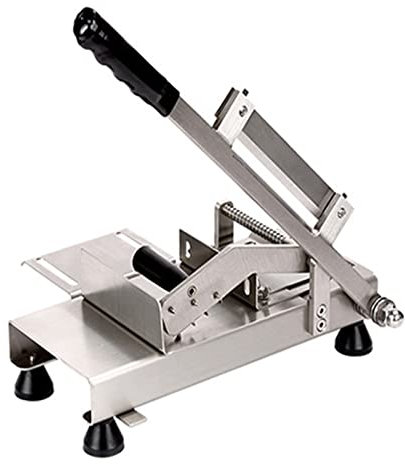 HSSMEUR Meat Slicer for Home Or Commercial Use,Manual Frozen Meat Slicer Stainless Steel,Slicing Cutting Machine for Hot Pot Helper