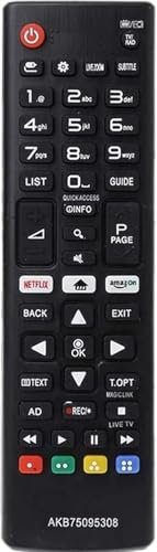 REPLACEMENT LG REMOTE CONTROL - Universal Remote Control for LG Smart TV Remote Control - works with All Models Lcd Led Hdtv Uhd 3D 4K Universal Tv Remote