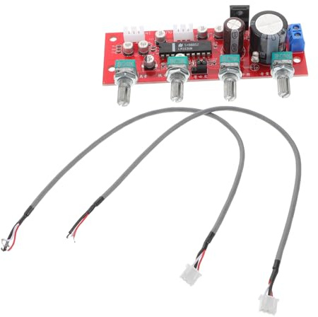 BIUDECO Preamplifier Tone Control Board Volume and Bass Audio Amplifier Circuit for Music Recording and