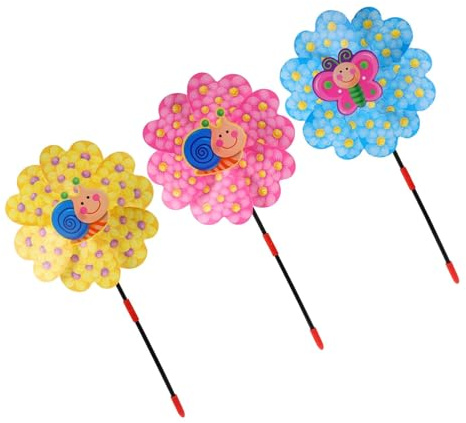 SEWOART 3pièces Moulin à Vent Extérieur Décoratif pour Jardin Set De à Vent De Jardin Décoration De Chic Et Attrayante