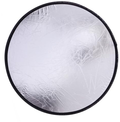 BESPORTBLE Riflettore di Luce Pieghevole 2-in-1 Oro Argento 60X90 CM per Fotografia Diffusore e Oggetti di Scena Resistente e Durevole per Foto Nature Morte e Venditori Online