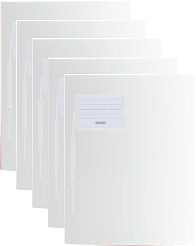 Baier & Schneider Schnellhefter FACT! Colour Code, Kunststoff, 240 x 313 mm (5er Pack, Weiß)