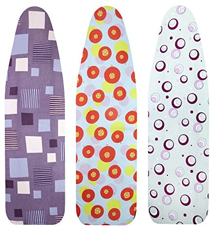 Metaltex Elastic Ironing Board Cover, fits boards up to 132 x 44 cm, Assorted colours