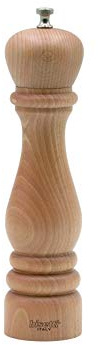 Bisetti Macina Sale Modello Roma, Legno, Beige, 6.5 x 6.5 x 25 cm