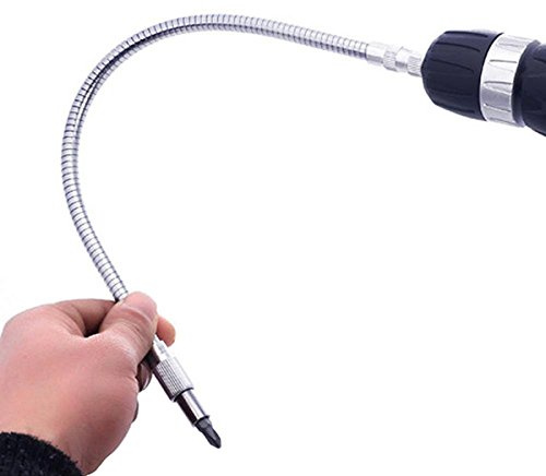 BESTOMZ Flexible Wellenverlängerung Für Akkuschrauber 30Cm Biegsame Welle Bit Halter Mit Sechskantschaft Für Enge Räume Und Präzises Schrauben