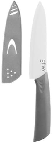 Paris Prix FIVE Simply Smart - Couteau en Céramique Zirco 27cm Gris