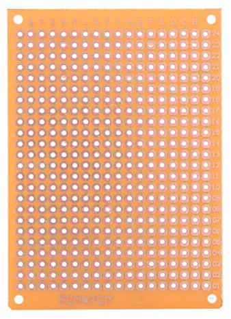 10PCS Circuit imprimé universel de carte PCB de prototype de côté simple pour Raspberry Pi et Arduino DIY Electronics kit Pas de trou 2,54 mm Epaisseur 1,2 mm Diamètre du trou 1,0 mm0