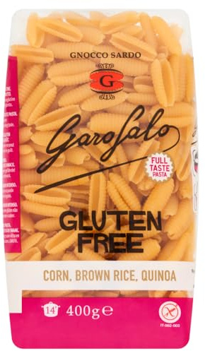 Garofalo Gluten Free Gnocchi Sardi (shell shape) Italian Dried Pasta, 400g - Suitable for Coeliac and Vegan diets (Pack of 1)