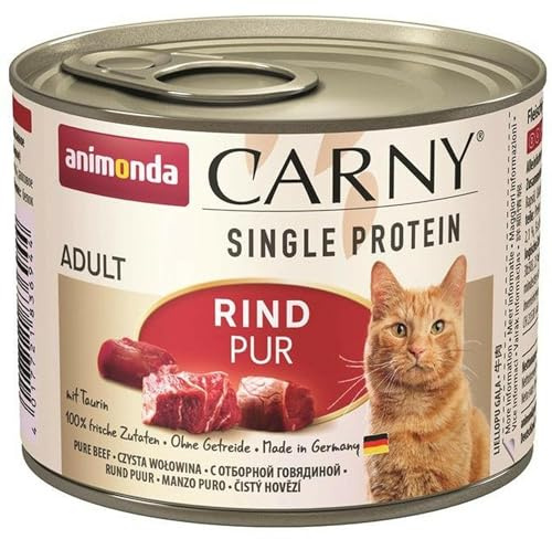 animonda Carny Adult Single Protein Rind pur 200g (Menge: 6 je Bestelleinheit)