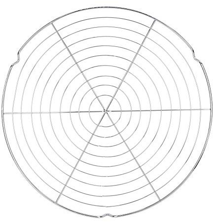 Ejoyous Barbecue Grill Grates Round Stainless Mesh Non Stick Reusable Cooking Grates Heat Resistance Barbecue Mesh Grill Grid Rack for Outdoor Garden Camping Travel Hiking