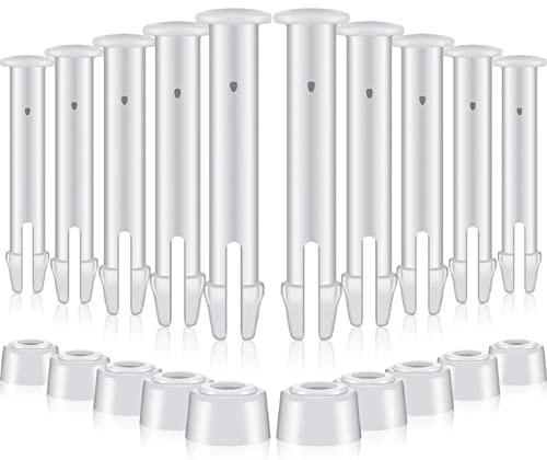 TKTTBD Pool Joint Pins & Seals - 24Pcs Pool Joint Pins Pool Replacement Ersatzteile Für Intex Pool 28270-28273 - Kunststoff Stift Splint Pin - Poolverbindungsstifte Pool Pins Für Round Pool (2.75in)
