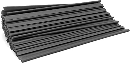 Alevar Dorsini Klemmschienen, Format A4, Durchmesser 6 mm, Kapazität 35 Blatt, Farbe Schwarz, 100 Stück