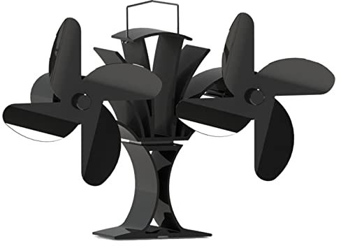Holzofenventilator | Holzofen Heizung Ventilator Wärmer, Wärmeventilator Holzofen Zubehör Warmer Ventilator für Holzofen Weihnachten