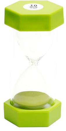 Sanduhr, Kinderuhr, dekorative Sanduhr, Timer können in Klassenzimmern, Küchen, Wohnungen, Büros und auch als dekorative Timeruhr (10 Minuten, Grün)