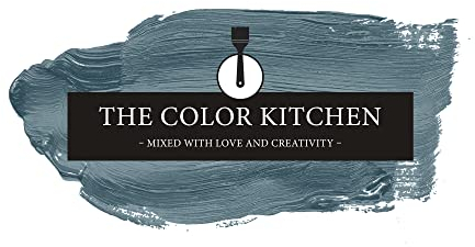Livingwalls THE COLOR KITCHEN universelle Wandfarbe - Malerfarbe für Wohnräume und Arbeitszimmer - matte Innenfarbe in Blau - 2,5l Deckfarbe in TCK3011