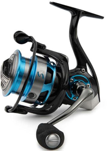 Salmo S4000 Reel - Spinnrolle, Angelrolle zum Spinnfischen, Rolle für das Raubfischangeln