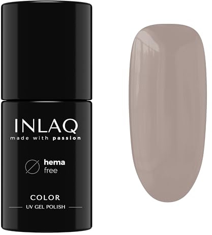 INLAQ® UV Nagellack Beige - 6 ml Hema Free - Langlebiger UV Lack - Nail Polish - Chocolate Kollektion - Gelnägel - Shellac Gel - Gellack ohne Hema | 1087- Mountain Mist