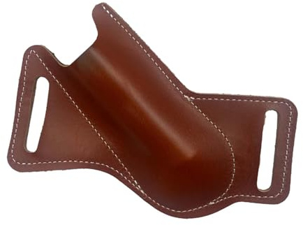 BWLEANSY Poche pour Couteaux,Gaine Couteau en Cuir,Pochettes à Outils en Cuir Durable,Outils avec Boucle Ceinture pour Couteau Pliant,Vachette Imitation Couche supérieure Anti-Rayures (Brun)