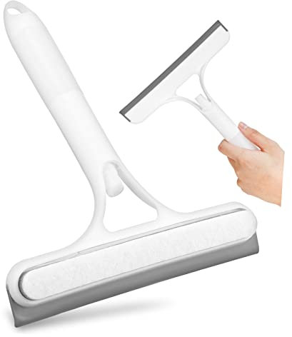Healeved Glass Wiper Squeegee for Window Cleaning and Cleaning Sponge Tool for Home Use