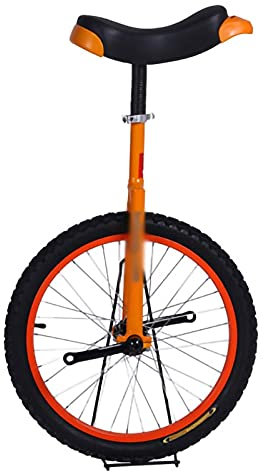 Einräder für Erwachsene, Kinder, Männer, Teenager, Jungen, 18-Zoll-Einrad, auslaufsicheres Butylreifen-Rad, Fahrradtraining, Orange (Farbe: Orange, Größe: 18 Zoll), resistent