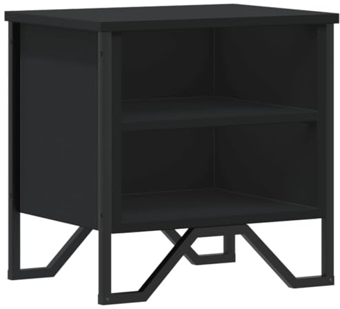 vidaXL Nachttisch Schwarz 40x30x40 cm Holzwerkstoff