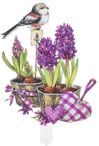 YARNOW Acrylornament Vogelkunstwerk Für Garten Wohndekor Mit Similiertem Frühlingsvogel Design Acrylhandwerk Für Balkon Innenhof Büro Geschenkidee