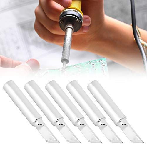 Puntas de Hierro Soldado, Punta de Hierro Soldado 5 Piezas 900m - T Broca de Soldado Bancos de Soldadura de Soldadura Puntas de Hierro de Soldadura para la Estación de Soldadura, Equipos y