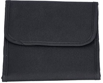 Rankomu Foldable Filter Wallet Case, 3 Pockets Nylon Waterproof Camera Lens Filter Storage Bag, Photography Filters Holder, Compact Design for Easy Carrying