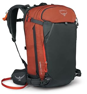 Osprey Sopris Pro 30L Zaino da sci da donna con sistema airbag E2, arancione Mars