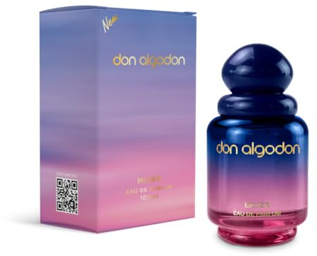 Don Algodón Eau de Parfum Mujer 100 ml | Perfume floral gourmand con lirios del desierto, coco e iris | Fragancia intensa, femenina y envolvente