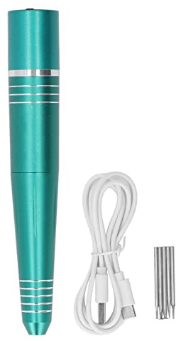 Mini Pulidor Eléctrico Recargable, Lijadora y Grabadora DIY, Kit de Herramientas Compacto, Control Preciso y Ligero - Carga USB Rápida, Ideal para Manualidades y Trabajos (Verde)