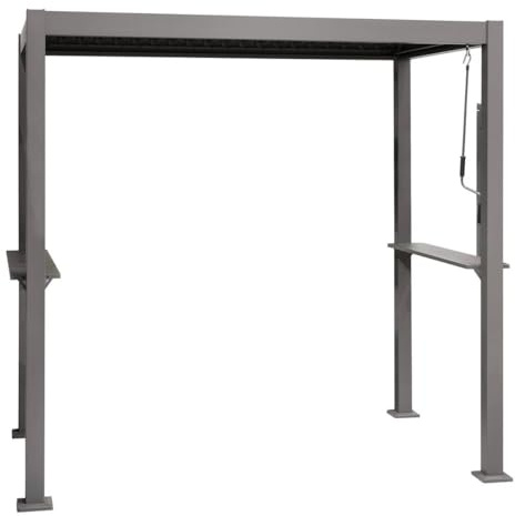 Hespéride - Abri BBQ alu aci 1,6x2,4 grily