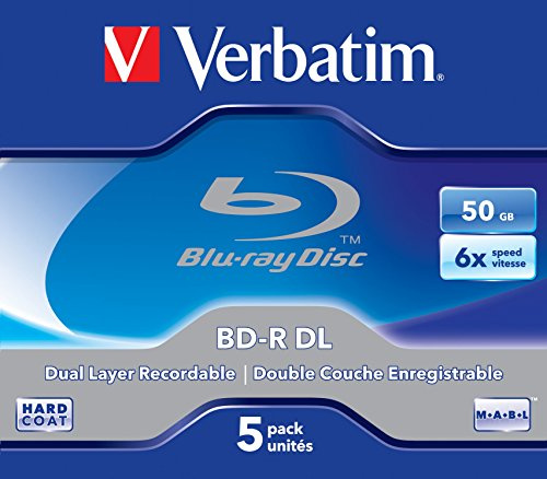 Verbatim 43747 BLU-Ray Disc Recordable (BD-R) 50 GB