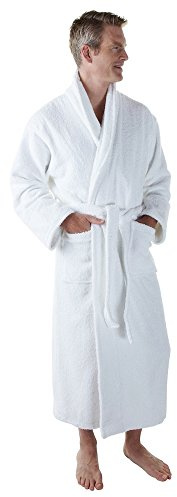 Stars and Stripes Waffle cotton bathrobes in S/M