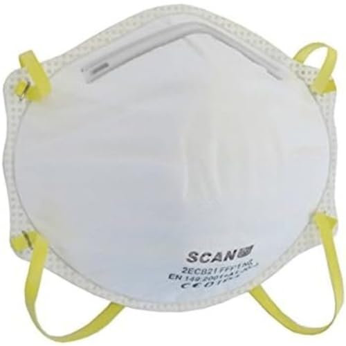 Scan SCAPPEP1M FFP1 Moulded Disposable Dust Masks Pack of 3