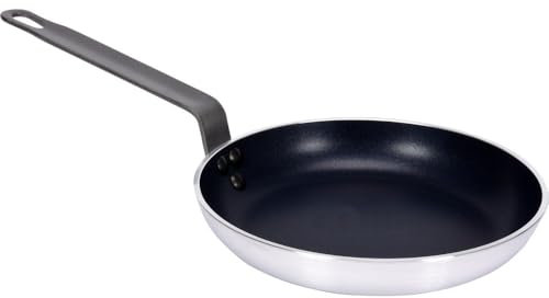 Yato Poêle à Frire en Aluminium avec revêtement Anti-adhésif - Téflon - Ø 24 cm - pour Toutes Les cuisinières