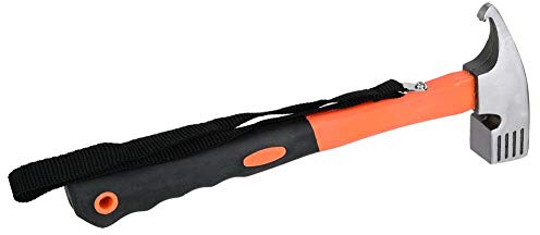 Zerone Outdoor Camping Mallet Rahmen Zelt Kupfer Stake Mallet Rahmen (Orange)