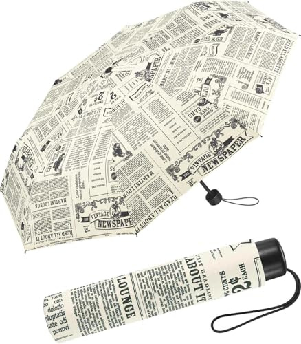 happy rain Regenschirm Newspaper
