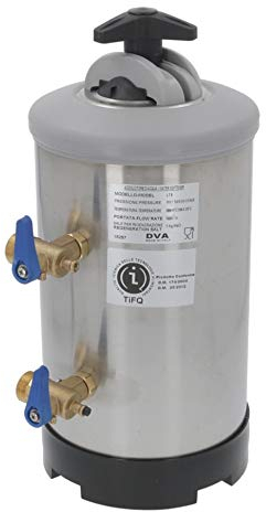 8 Litre DVA Water Softener Manual Salt Regeneration Type for Commercial Dishwasher GLASSWASHER Coffee Machines ETC..