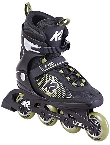 K2 Ascent 80 M Inline Skate Black/Olive, 44.5