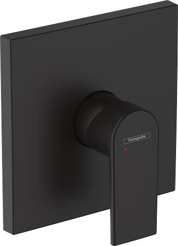 hansgrohe Duscharmatur Vernis Shape, Unterputz Brausebatterie für 1 Funktion, Mattschwarz