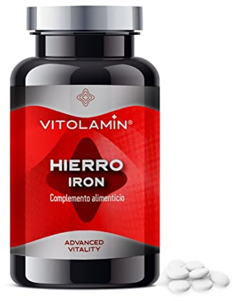 FER supplément | VITOLAMIN® 180 COMPRIMÉS VÉGÉTARIENS | Contribue au métabolisme énergétique et réduit la fatigue et l'épuisement