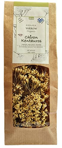 Achillea Bio Herb Achillea Fiore Greco Biologico dal Monte Pelion Grecia – Senza OGM/Caffeina 10gr