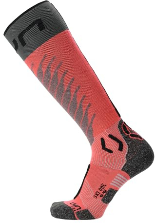 UYN Calze da Sci ONE in Lana Merino e Natex, Termoregolanti con Tecnologia Zerocuff, Comfort e Tenuta Perfetta