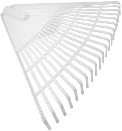 Yardwe Gartenrechen Kunststoff 21-zinkiger Rasenrechen Laubbesen Gartengerät Für Rasensäuberung Outdoor Garden Tool