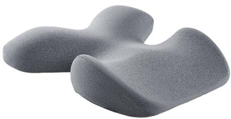 Harilla Cuscinetto al seno per massaggio in memory foam sdraiati cuscino cuscino cuscino a riposo multiuso per il salone per il letto per dormire il letto spa, Grigio