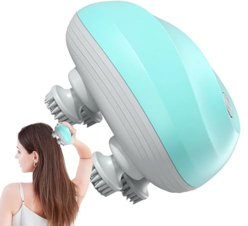 Huvudmassageapparat Elektrisk För Hårväxt Massageapparat för Huvudvård | Trådlös Handhållen Massager Till Huvudvård för Familjen Under Bad Spa Avkoppling